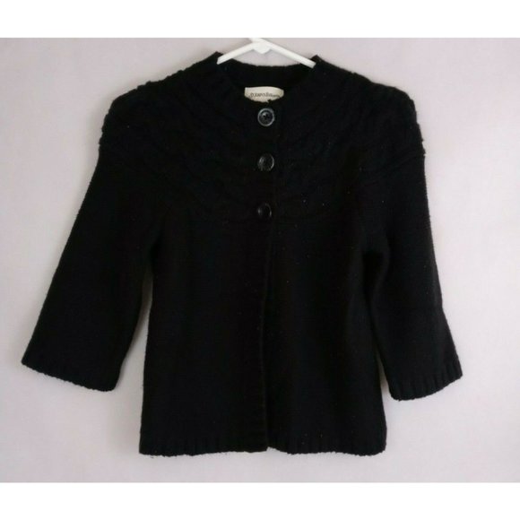 St. John's Bay Petite Women's Black Sweater Size PS - Picture 1 of 5